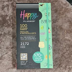 NWT The Happy Planner Mega Value Pack Stickers ALL THE ESSENTIALS 100 SHEETS